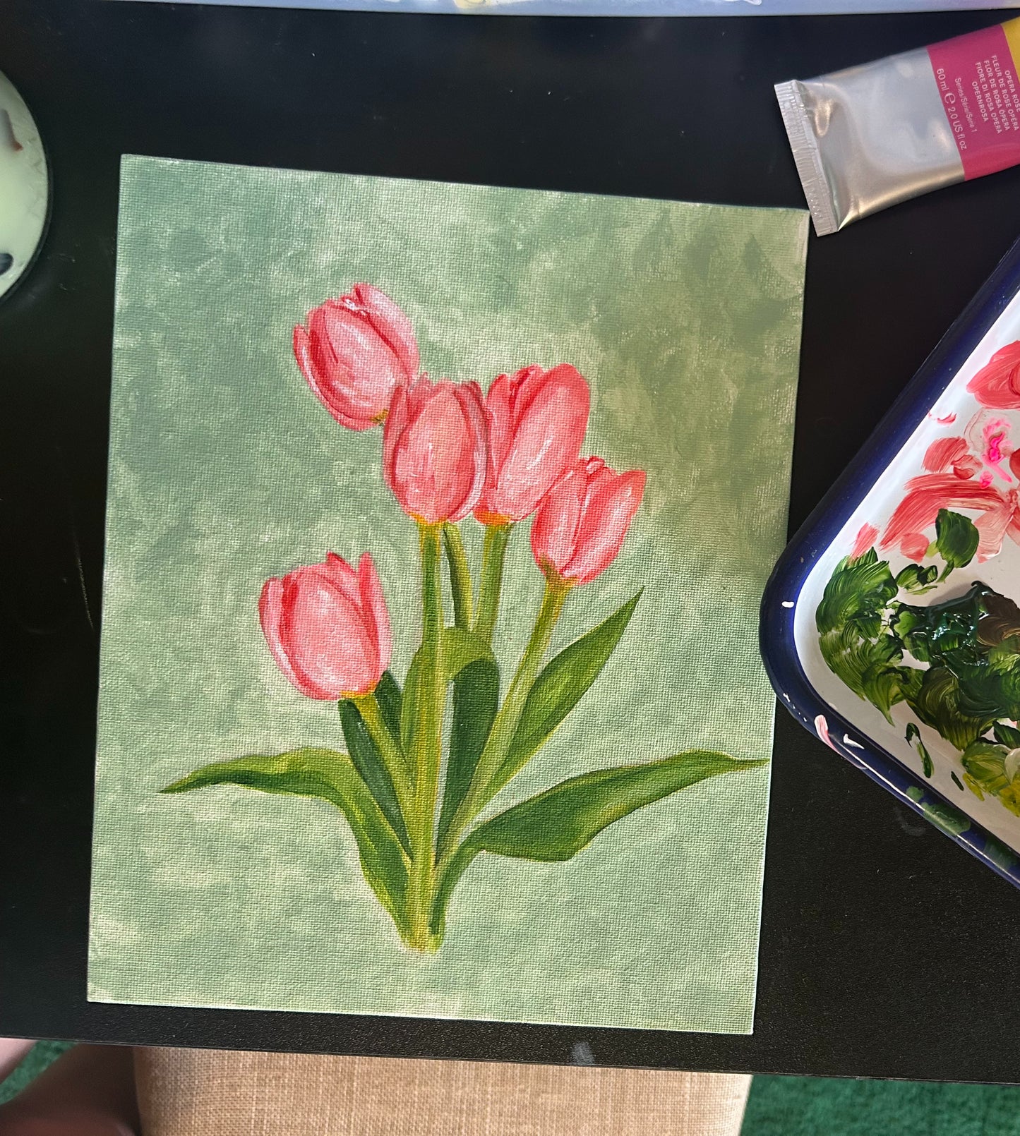 Soft Tulips 8"x10" image 0