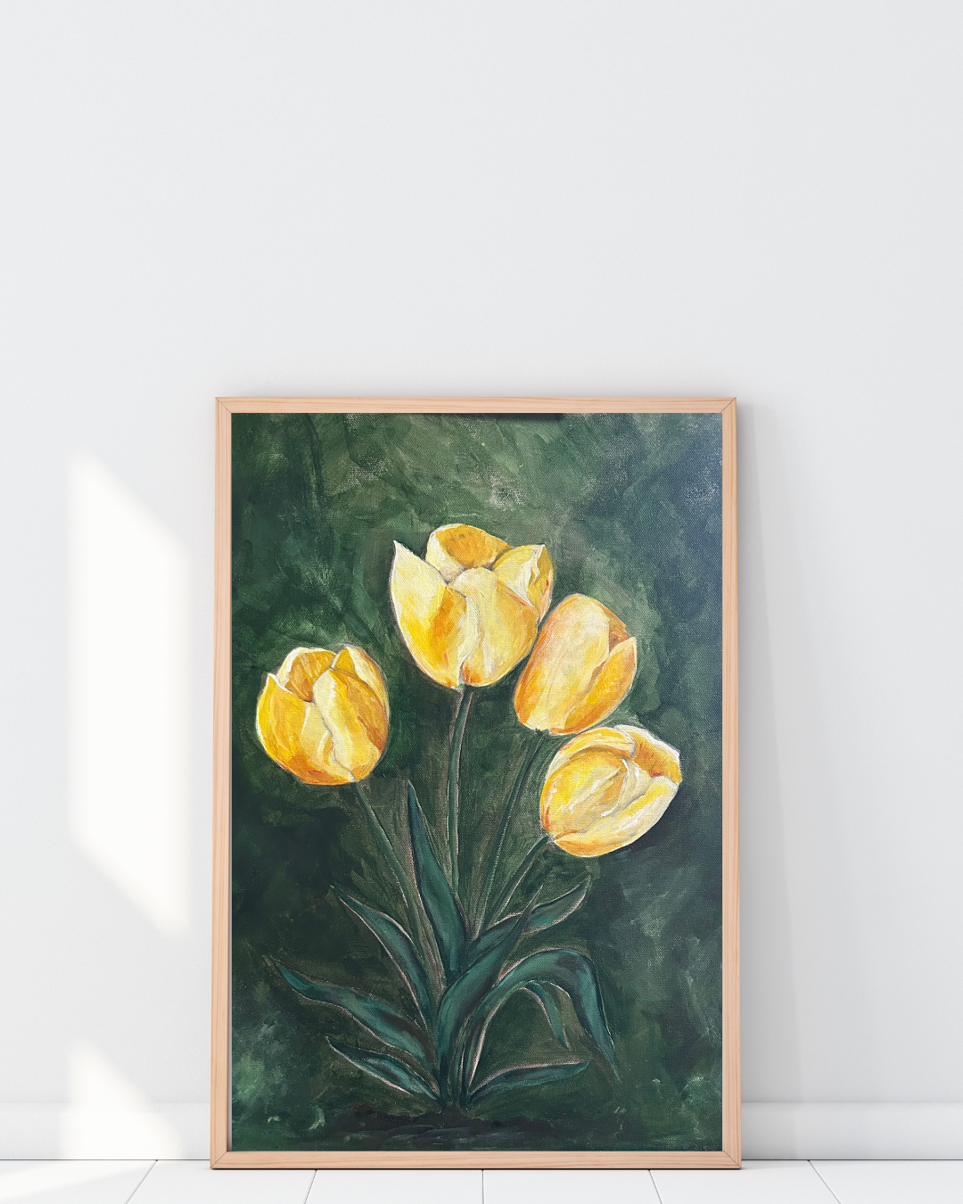 Sunlit Tulips Print